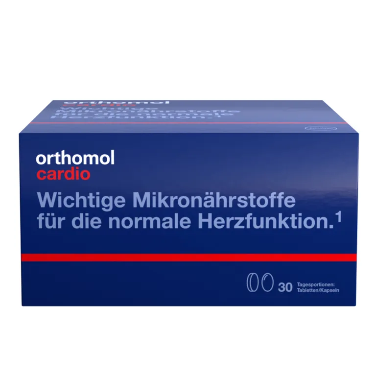 shopapotheke Orthomol Cardio - unterstützt die normale Herzfunktion mit Magnesium Omega-3-Fettsäure Vitamin D - Tabletten/Kapseln