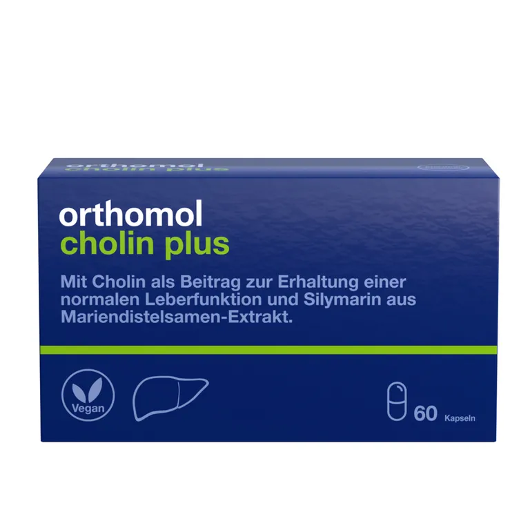 shopapotheke Orthomol Cholin Plus - zur Erhaltung einer normalen Leberfunktion - mit Silymarin aus Mariendistel-Extrakt