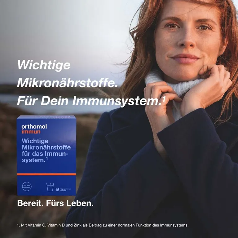 Shopapotheke Orthomol Immun - Mikronährstoffe Zur Unterstützung Des Immunsystems - Mit Vitamin C Vitamin D Und Zink - Granulat
