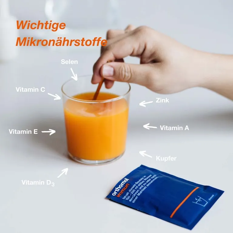 Shopapotheke Orthomol Immun - Mikronährstoffe Zur Unterstützung Des Immunsystems - Mit Vitamin C Vitamin D Und Zink - Granulat