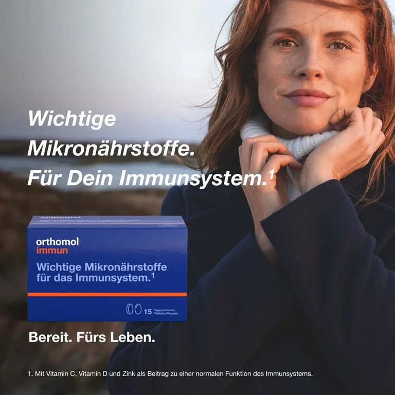 Shopapotheke Orthomol Immun - Mikronährstoffe Zur Unterstützung Des Immunsystems - Mit Vitamin C Vitamin D Und Zink - Tabletten/Kapseln