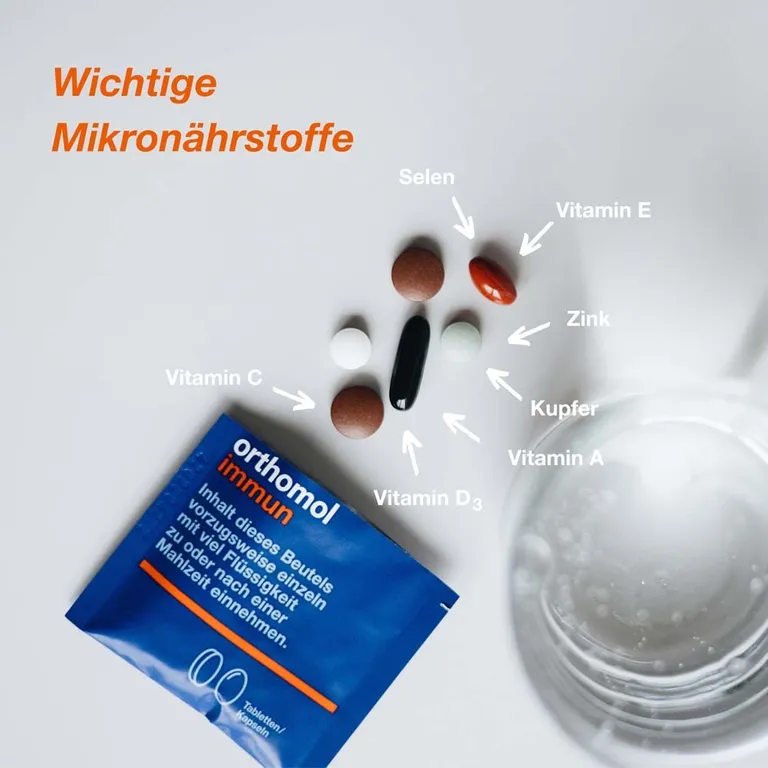 Shopapotheke Orthomol Immun - Mikronährstoffe Zur Unterstützung Des Immunsystems - Mit Vitamin C Vitamin D Und Zink - Tabletten/Kapseln