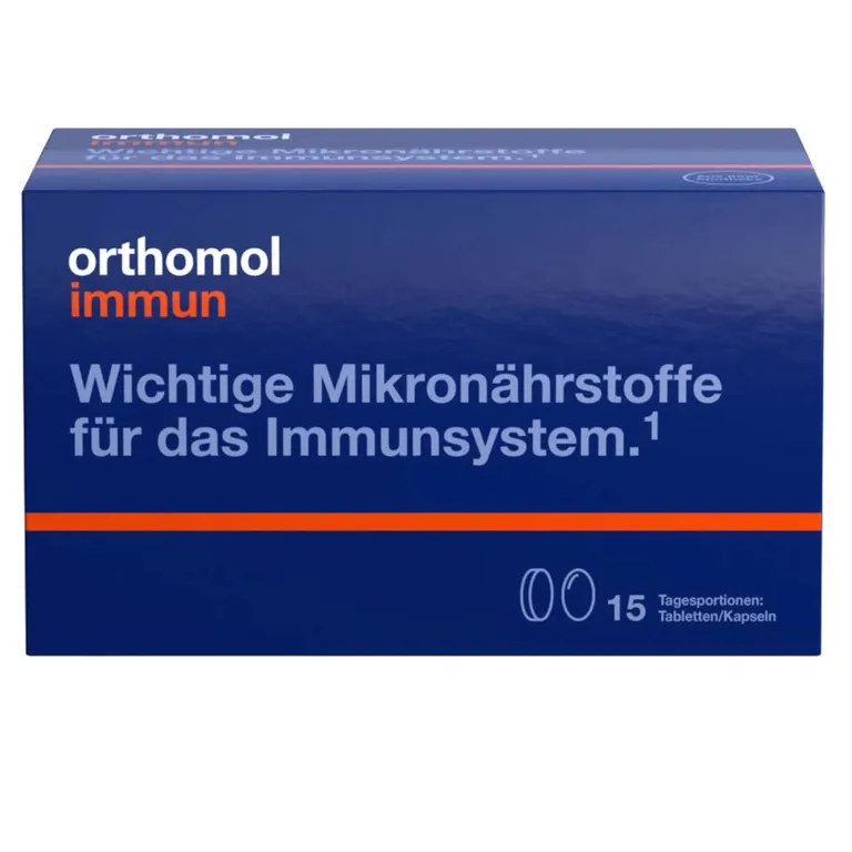 shopapotheke Orthomol Immun - Mikronährstoffe zur Unterstützung des Immunsystems - mit Vitamin C Vitamin D und Zink - Tabletten/Kapseln