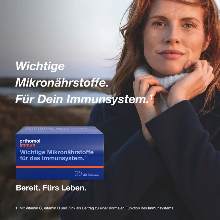Shopapotheke Orthomol Immun - Mikronährstoffe Zur Unterstützung Des Immunsystems - Mit Vitamin C Vitamin D Und Zink - Tabletten/Kapseln