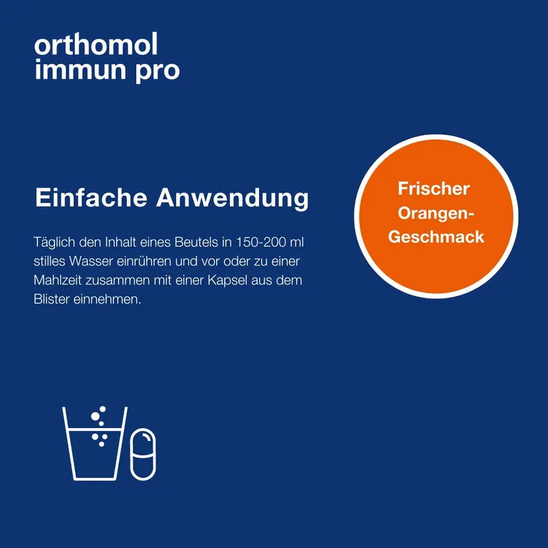 Shopapotheke Orthomol Immun Pro - Für Eine Intakte Darmflora - Inulin Mikronährstoffe Und Ausgewählte Mikroorganismen - Granulat/Kapseln