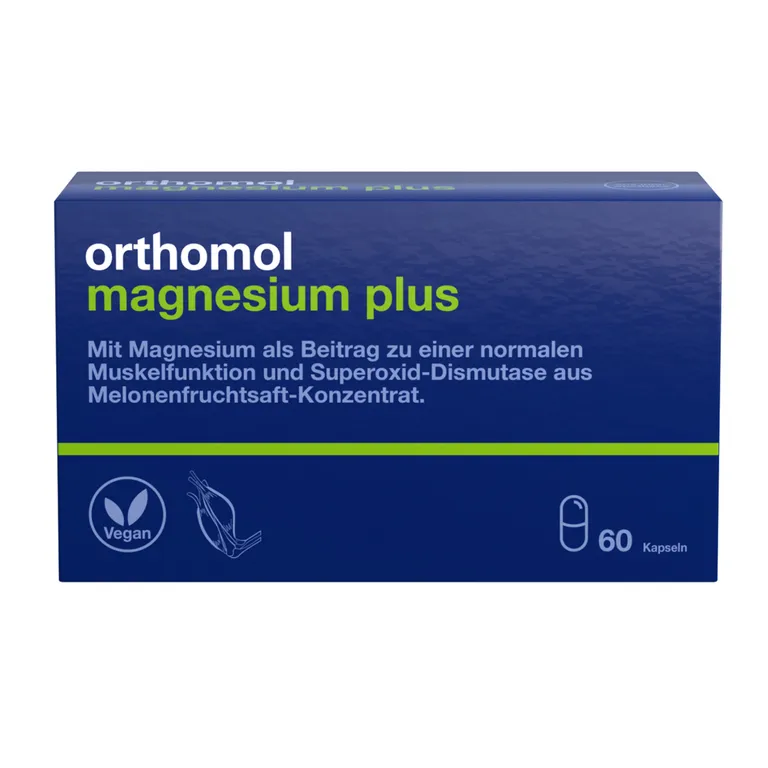 shopapotheke Orthomol Magnesium Plus - für eine normale Muskelfunktion - mit 150 mg Magnesium und Superoxid-Dismutase aus Melonenfruchtsaft-Konzentrat