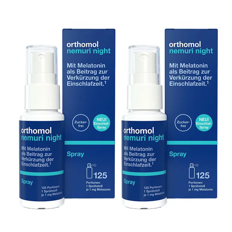 shopapotheke Orthomol Nemuri night - zur Verkürzung der Einschlafzeit - Einschlafspray mit Melatonin und Hopfen-Extrakt