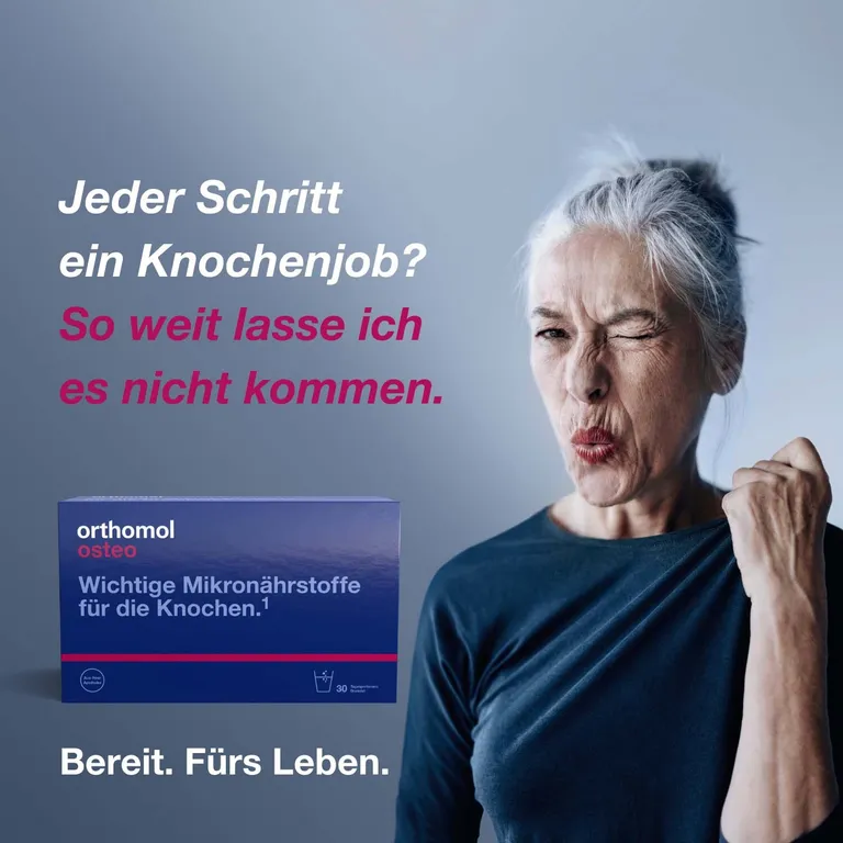 Shopapotheke Orthomol Osteo - Mikronährstoffe Für Die Knochen - Nahrungsergänzungsmittel Mit Den Vitaminen C D Und K Sowie Zink - Granulat
