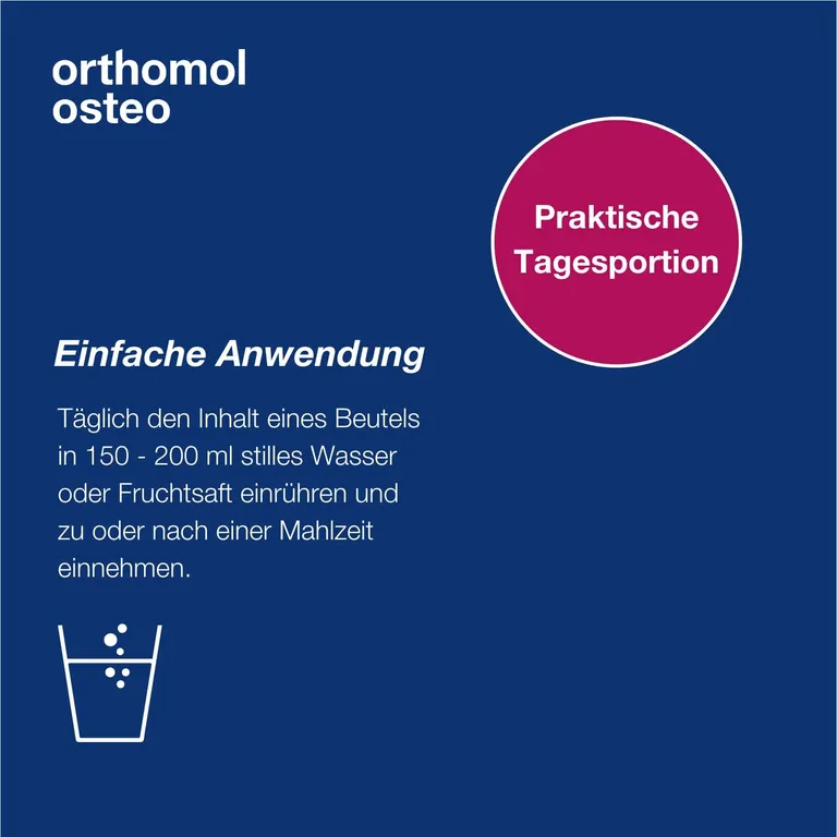 Shopapotheke Orthomol Osteo - Mikronährstoffe Für Die Knochen - Nahrungsergänzungsmittel Mit Den Vitaminen C D Und K Sowie Zink - Granulat