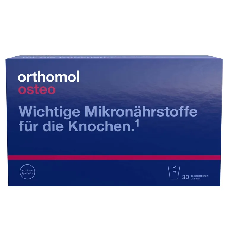 shopapotheke Orthomol Osteo - Mikronährstoffe für die Knochen - Nahrungsergänzungsmittel mit den Vitaminen C D und K sowie Zink - Granulat