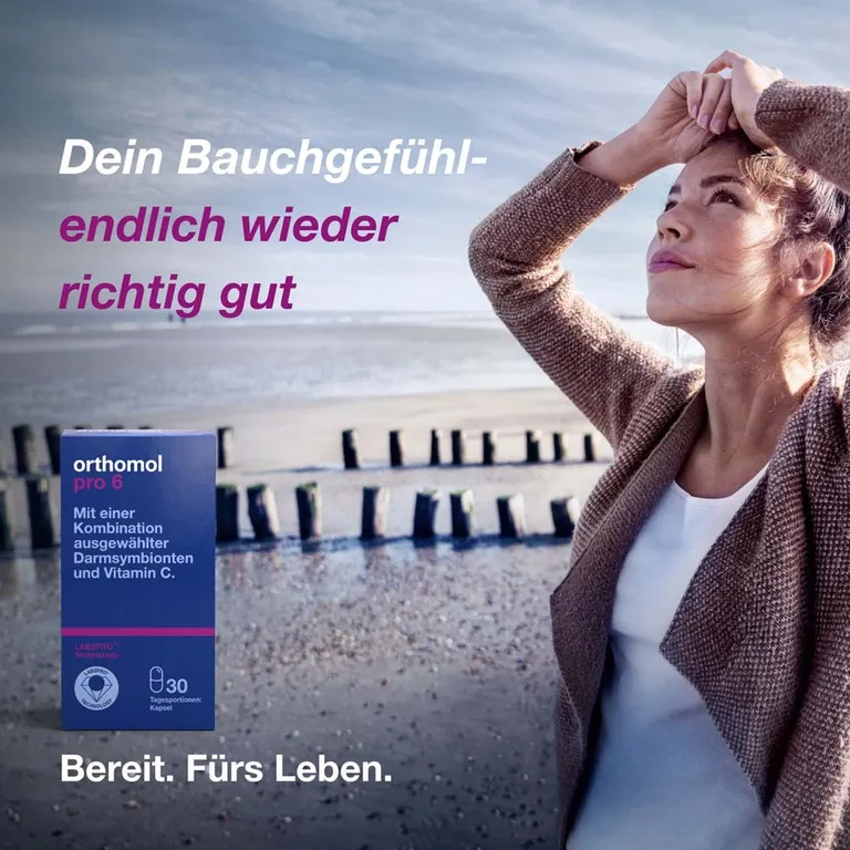 Shopapotheke Orthomol Pro 6 - Mit Einer Kombination Ausgewählter Darmsymbionten Und Vitamin C - Kapseln