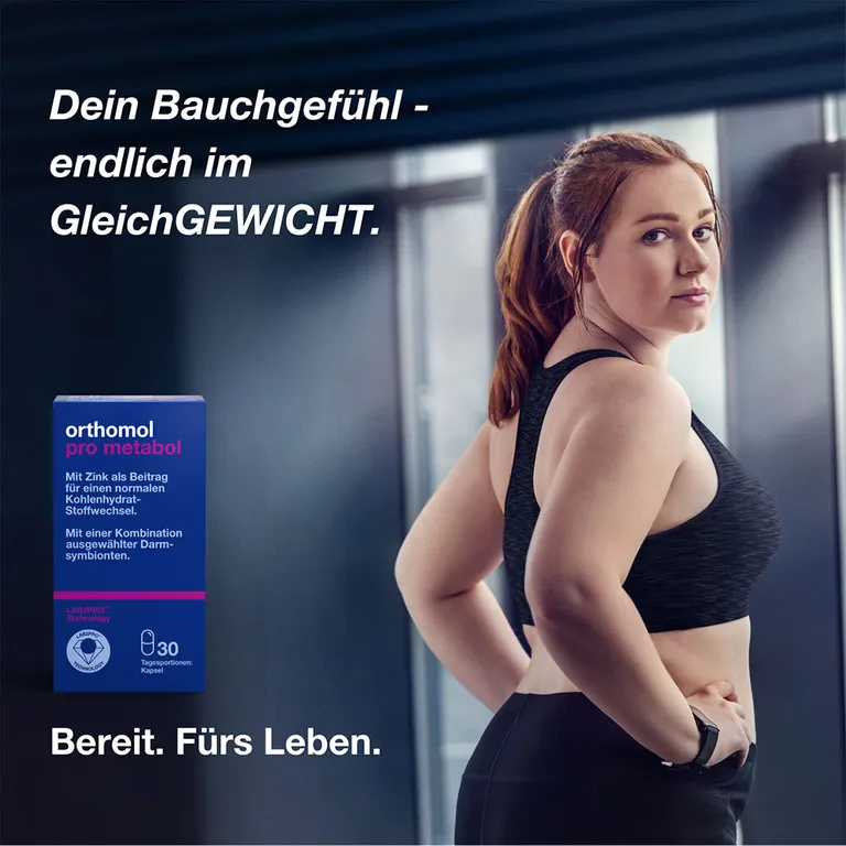 Shopapotheke Orthomol Pro Metabol - Enthält Eine Kombination Ausgewählter Darmsymbionten Und Zink - Kapseln