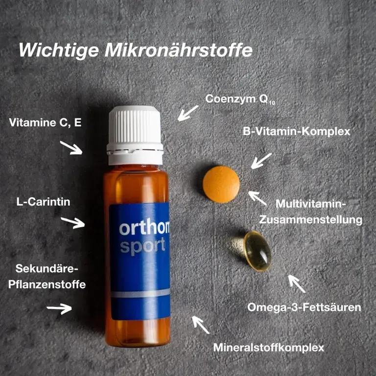 Shopapotheke Orthomol Sport - Mikronährstoffe Für Sportliche Leistung - Mit Magnesium Vitamin D Und B12 - Trinkampullen/Tabletten/Kapseln