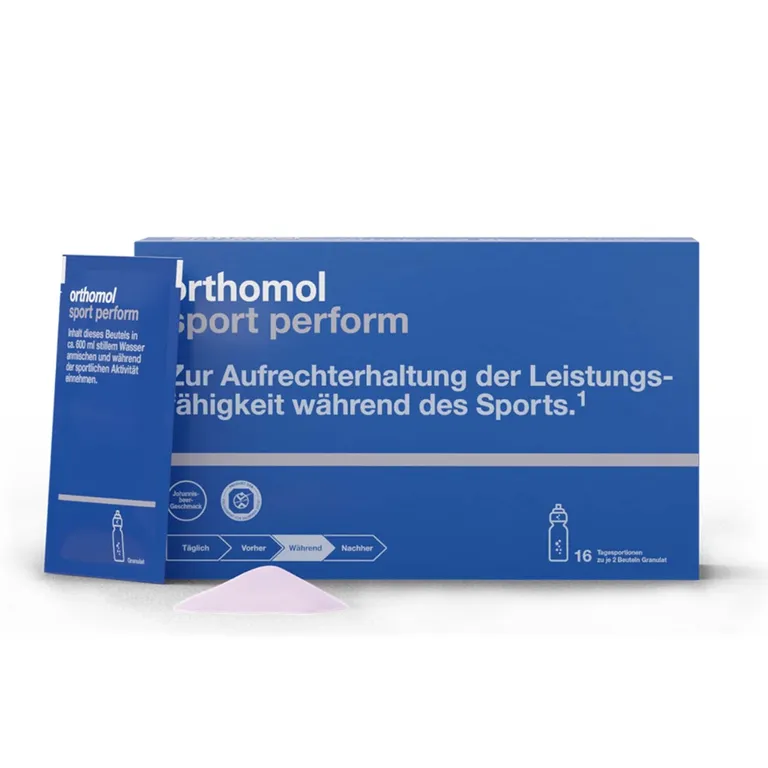 shopapotheke Orthomol Sport perform - Elektrolyte für Leistungsfähigkeit während des Sports - mit Vitamin B12 Magnesium und Calcium - Granulat