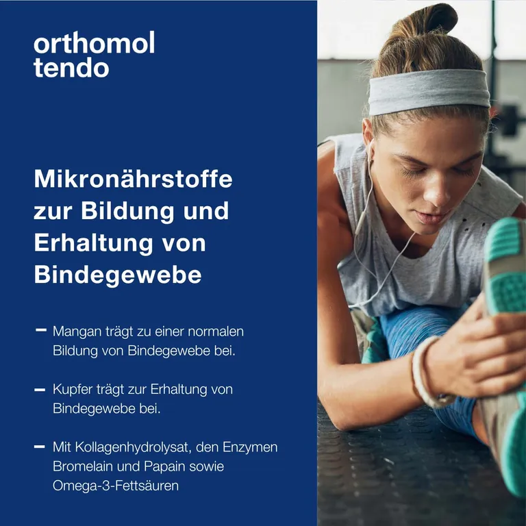 Shopapotheke Orthomol Tendo - Für Normale Bildung Und Erhalt Von Bindegewebe - Mikronährstoffe Mangan Und Kupfer - Granulat/Tablette/Kapseln