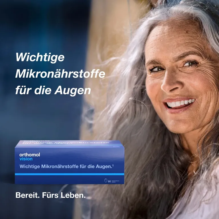 Shopapotheke Orthomol Vision - Wichtige Mikronährstoffe Für Die Augen - Nahrungsergänzung Mit Lutein Zeaxanthin Omega-3-Fettsäure - Kapseln