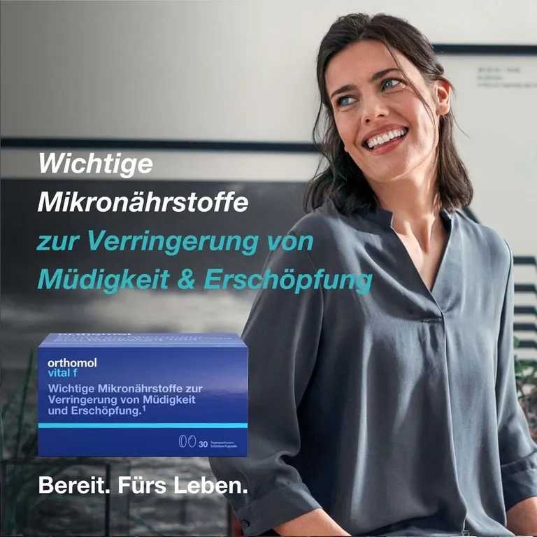 Shopapotheke Orthomol Vital F - Mikronährstoffe Für Frauen - Bei Müdigkeit Und Erschöpfung - Mit B-Vitaminen Omega-3 Magnesium - Tabletten/Kapseln