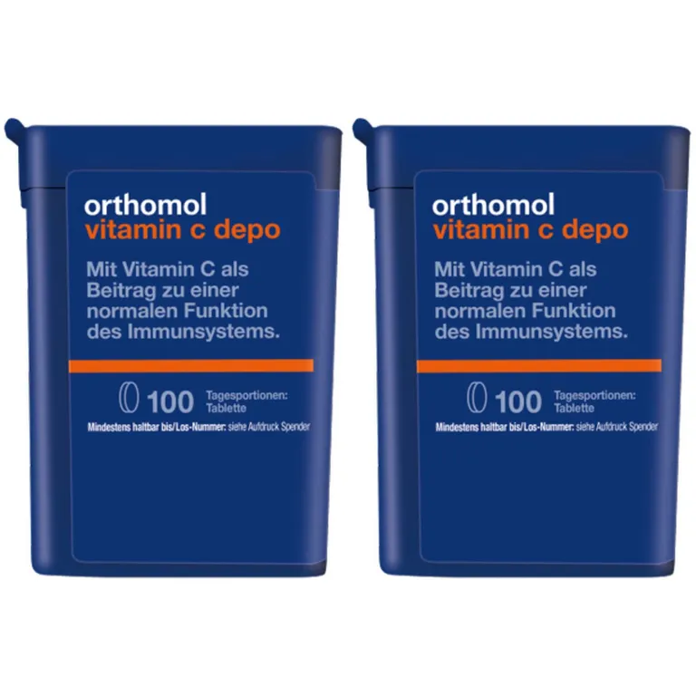 shopapotheke Orthomol Vitamin C depo - Nahrungsergänzungsmittel mit Depot-Wirkung für eine normale Funktion des Immunsystems - Tabletten
