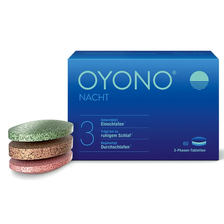 shopapotheke OYONO® Nacht mit 1mg Melatonin Baldrian und Zitronenmelisse