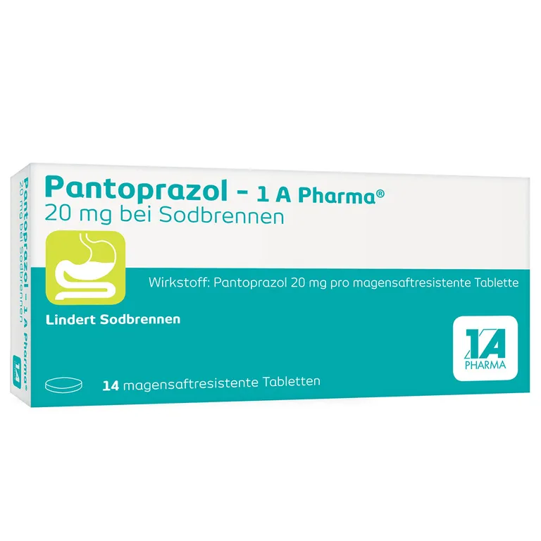 shopapotheke Pantoprazol - 1 A Pharma® 20 mg bei Sodbrennen