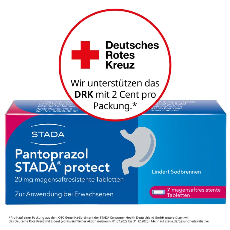 Shopapotheke Pantoprazol STADA® Protect 20 Mg Magensaftres.Tabl. Lindert Sodbrennen