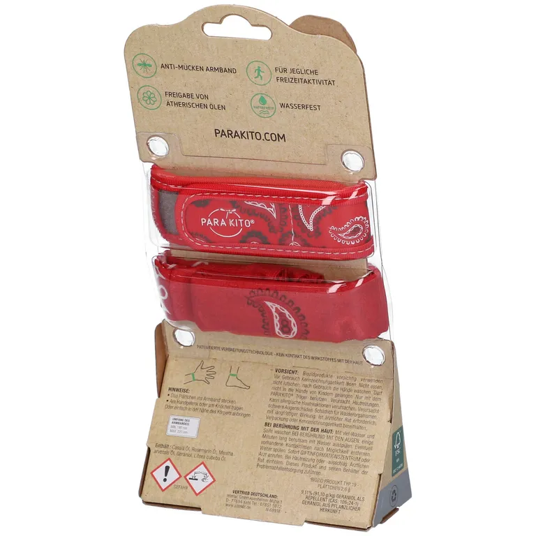 Shopapotheke PARA KITO Anti-Mücken Bandana (Farbe Nicht Wählbar)