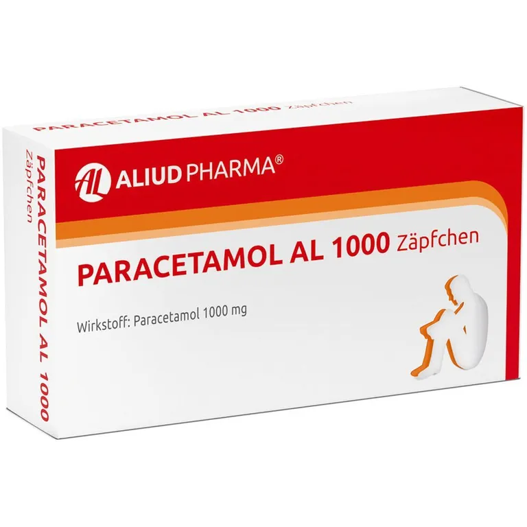 shopapotheke Paracetamol AL 1000 Zäpfchen bei akuten Schmerzen und Fieber