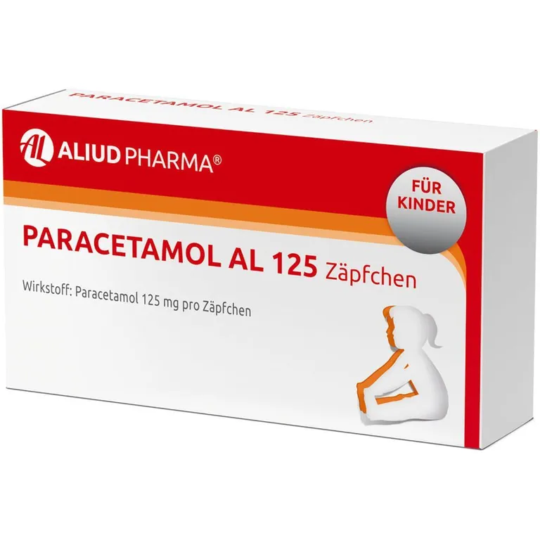 Shopapotheke Paracetamol AL 125 Zäpfchen Bei Akuten Schmerzen Und Fieber