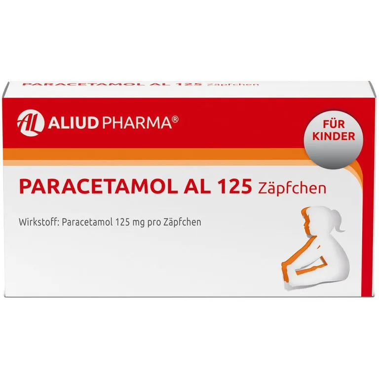 Shopapotheke Paracetamol AL 125 Zäpfchen Bei Akuten Schmerzen Und Fieber