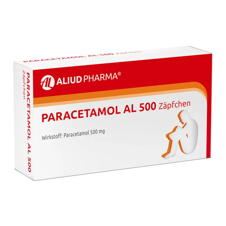shopapotheke Paracetamol AL 500 Zäpfchen bei akuten Schmerzen und Fieber