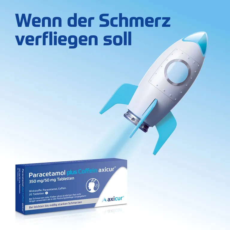 Shopapotheke Paracetamol Plus Coffein Axicur 350 Mg/50 Mg Tabletten