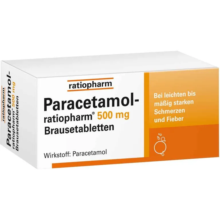 shopapotheke Paracetamol-ratiopharm® 500 mg Brausetabletten