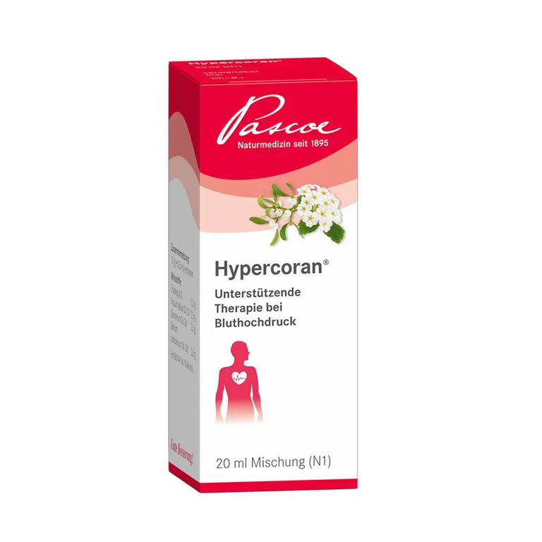 shopapotheke Pascoe Hypercoran® Tropfen - natürliches Herzmittel bei Bluthochdruck u.a. mit Weißdorn und Mistel