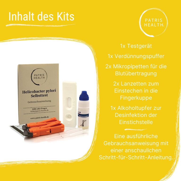Shopapotheke Patris Health® Helicobacter Pylori Selbsttest