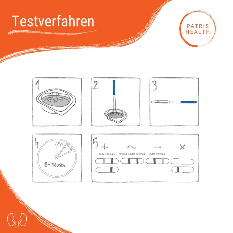 Shopapotheke Patris Health® Nierenfunktions-Selbsttest (Albumin)