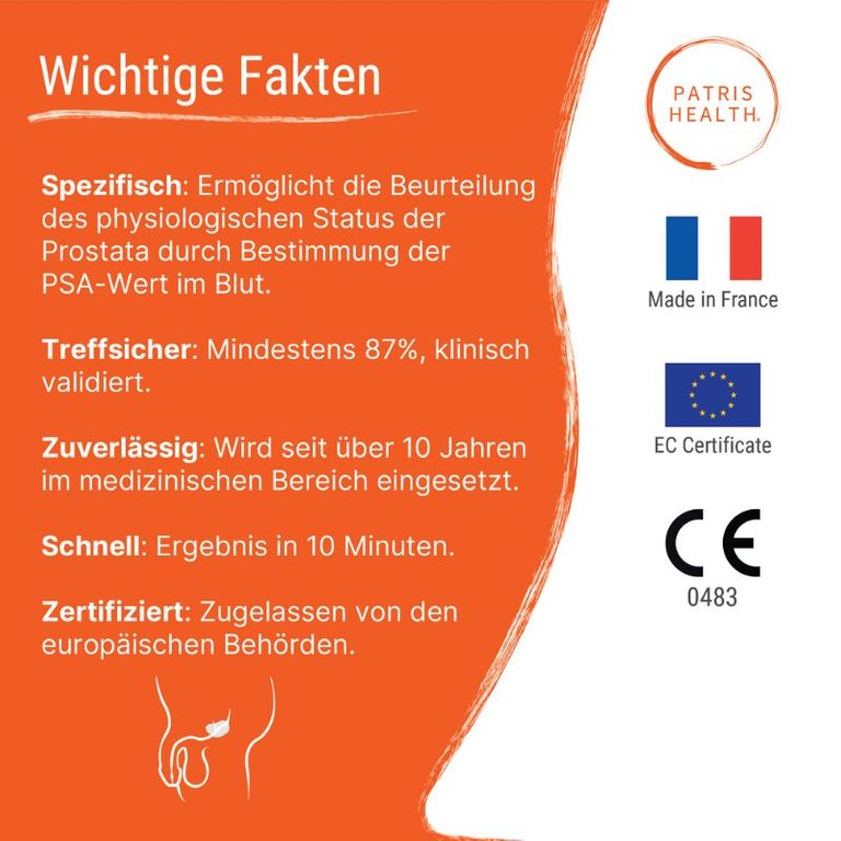 Shopapotheke Patris Health® Prostata-PSA Selbsttest