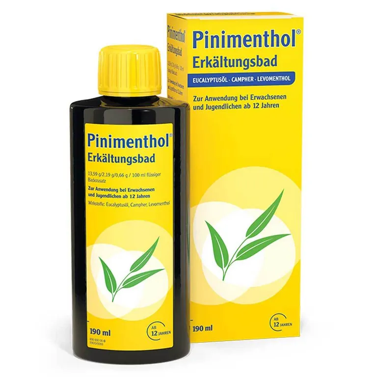 shopapotheke Pinimenthol® Erkältungsbad ab 12 Jahren - mit Eucalyptusöl Menthol und Campher