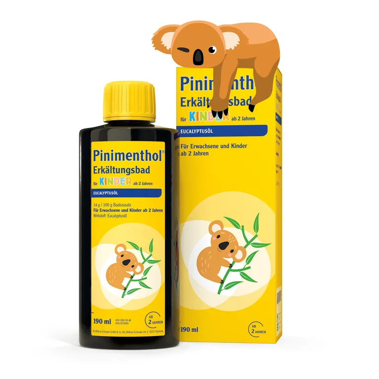 shopapotheke Pinimenthol® Erkältungsbad für Kinder ab 2 Jahren - mit Eucalyptusöl