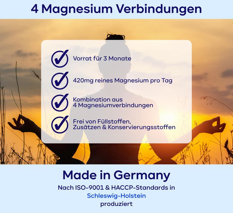 Shopapotheke Plantomol® 4x Magnesium Komplex - Magnesium-Kapseln Mit Magnesium Bisglycinat & Magnesium Glycinat