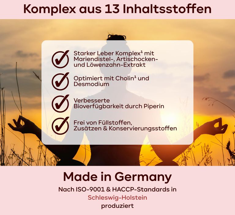 Shopapotheke Plantomol® Bitterrein - Leber Kur Kapseln Mit Mariendistel Artischocke Löwenzahn & Cholin