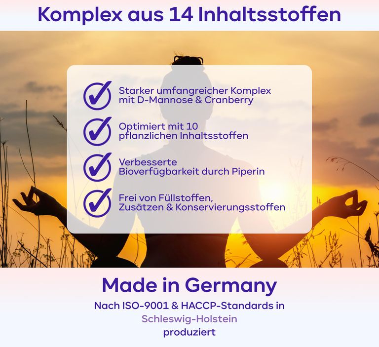 Shopapotheke Plantomol® Blasenwohl - Cranberry Kapseln Mit D-Mannose Goldrute & Bärentraubenblätter