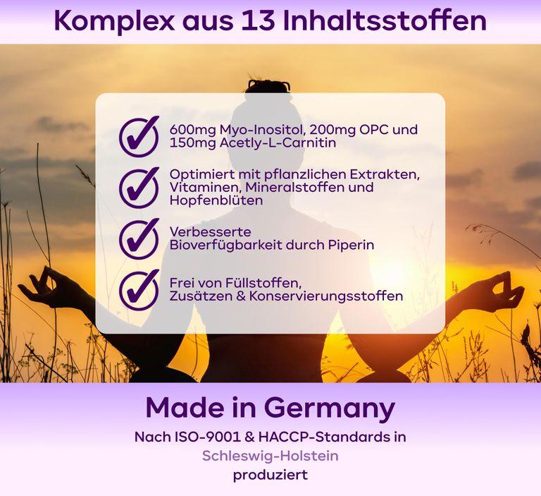 Shopapotheke Plantomol® Hormella - Hormon Balance Kapseln Mit Myo-Inositol Gänsefingerkraut Mönchspfeffer & B6
