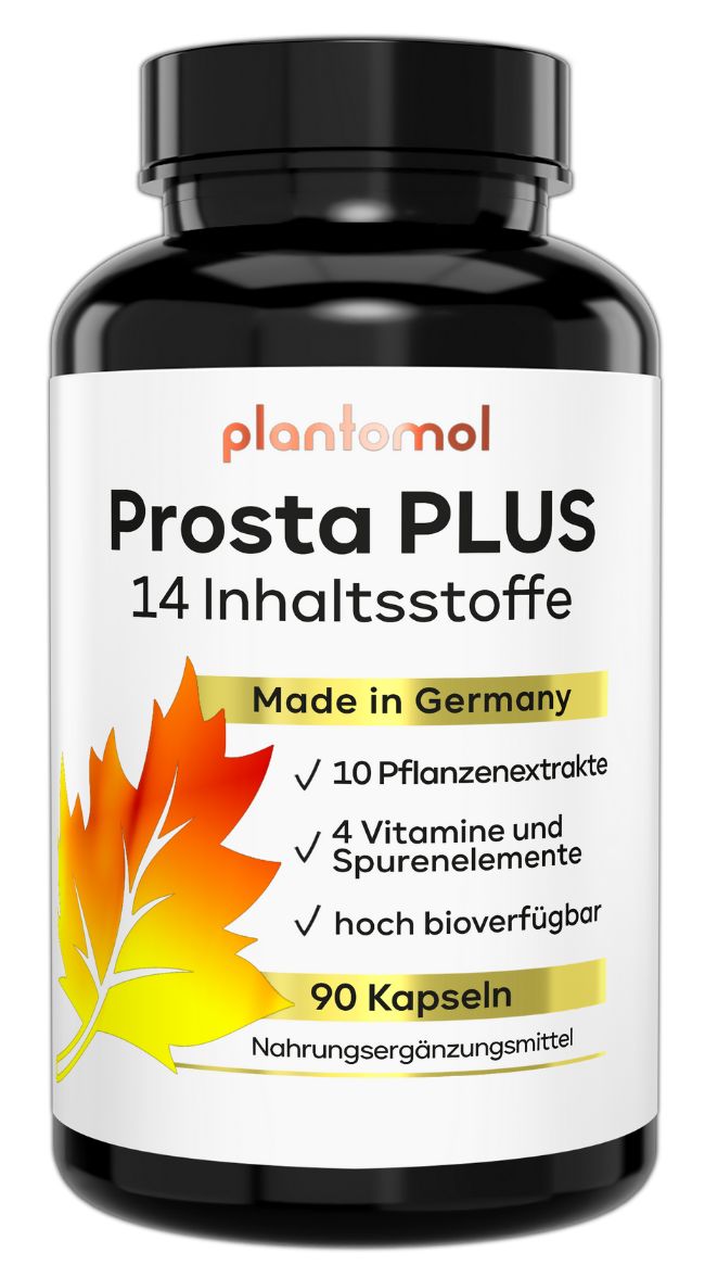 shopapotheke plantomol® Prosta PLUS - Prostata Komplex mit Kürbiskern Sägepalme Weidenröschen und 11 Weiteren