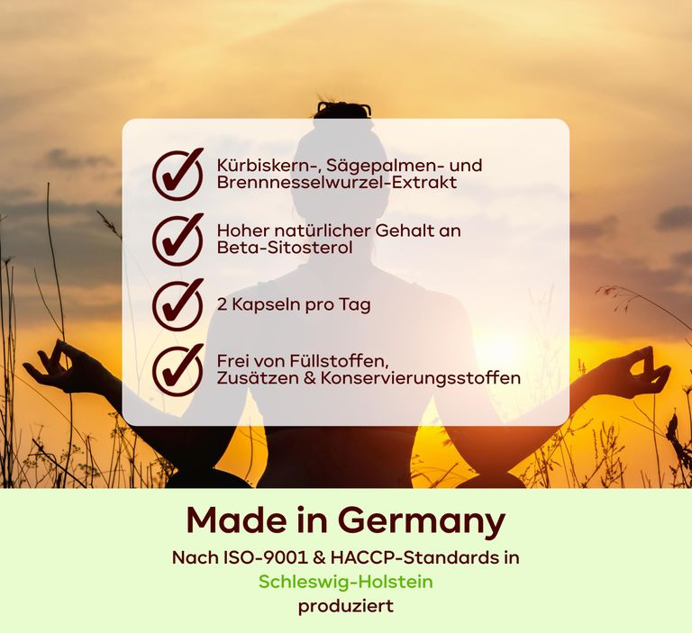 Shopapotheke Plantomol® Prosta Trio - Prostata Komplex Mit Kürbiskern Sägepalme Brennnessel - Brennessel Kapseln