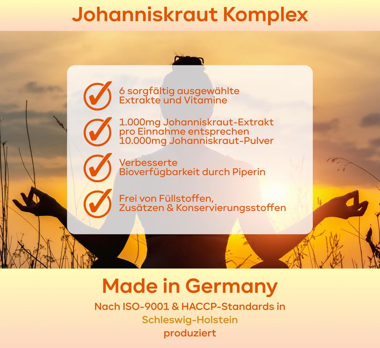 Shopapotheke Plantomol® Stimmungszauber - Stimmungsaufheller Johanniskraut Kapseln Mit L-Tryptophan GABA & B5