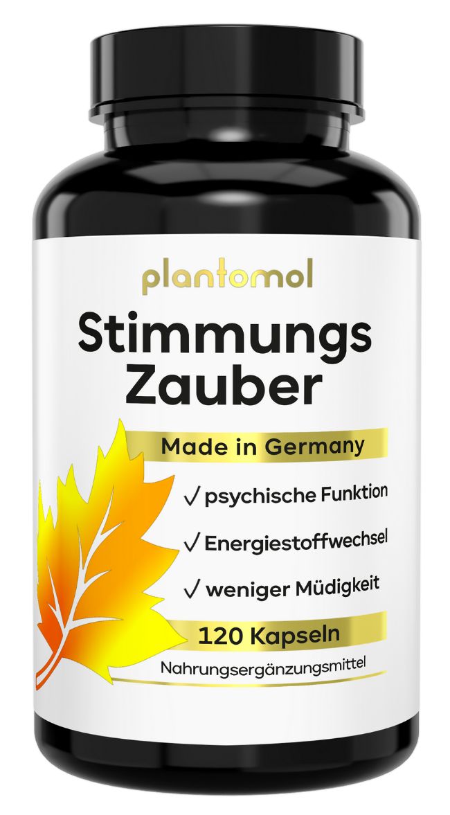 shopapotheke plantomol® Stimmungszauber - Stimmungsaufheller Johanniskraut Kapseln mit L-Tryptophan GABA & B5