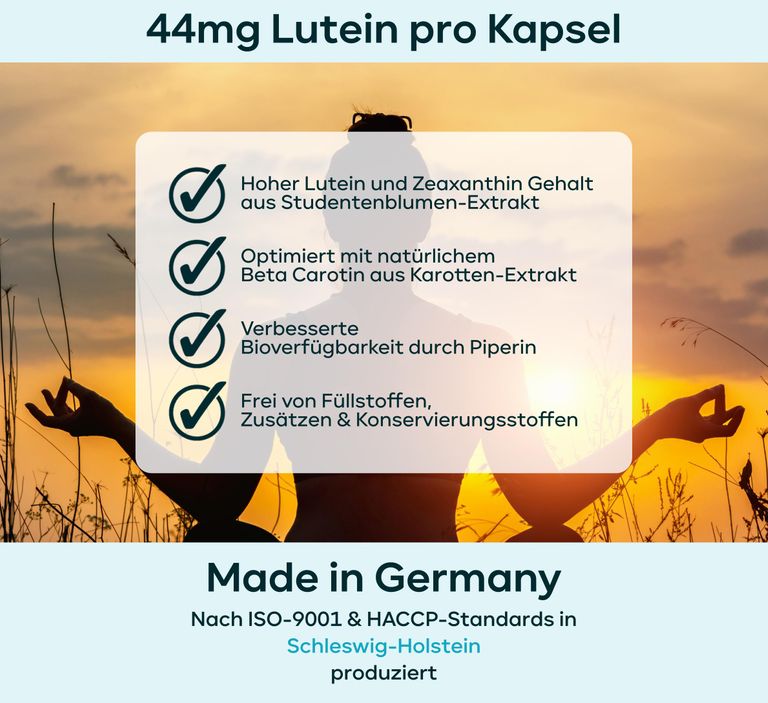 Shopapotheke Plantomol® Weitblick - Augenvitamine Mit Lutein Zeaxanthin Beta Carotin Vitamin A & Vitamin B2