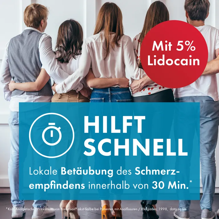 Shopapotheke Posterisan Akut Hämorrhoidensalbe (Lidocain) Bei Starkem Juckreiz Schmerzen Im Analbereich 25 G Salbe