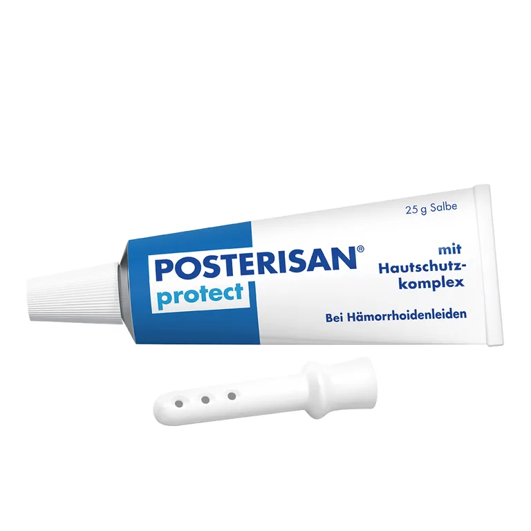 Shopapotheke Posterisan Protect Hämorrhoidensalbe Und Zäpfchen Bei Reizungen Als Hautschutz Und Zur Prophylaxe 25 G Salbe Und 10 Stk Zäpfchen