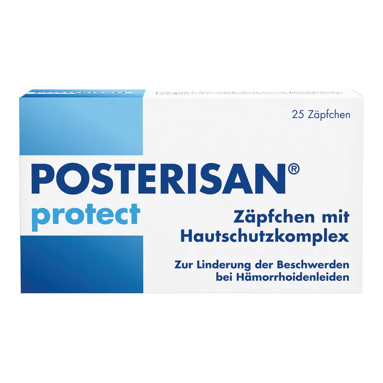 Shopapotheke Posterisan Protect Hämorrhoidenzäpfchen Bei Reizungen Als Hautschutz Und Zur Prophylaxe 20 Stk